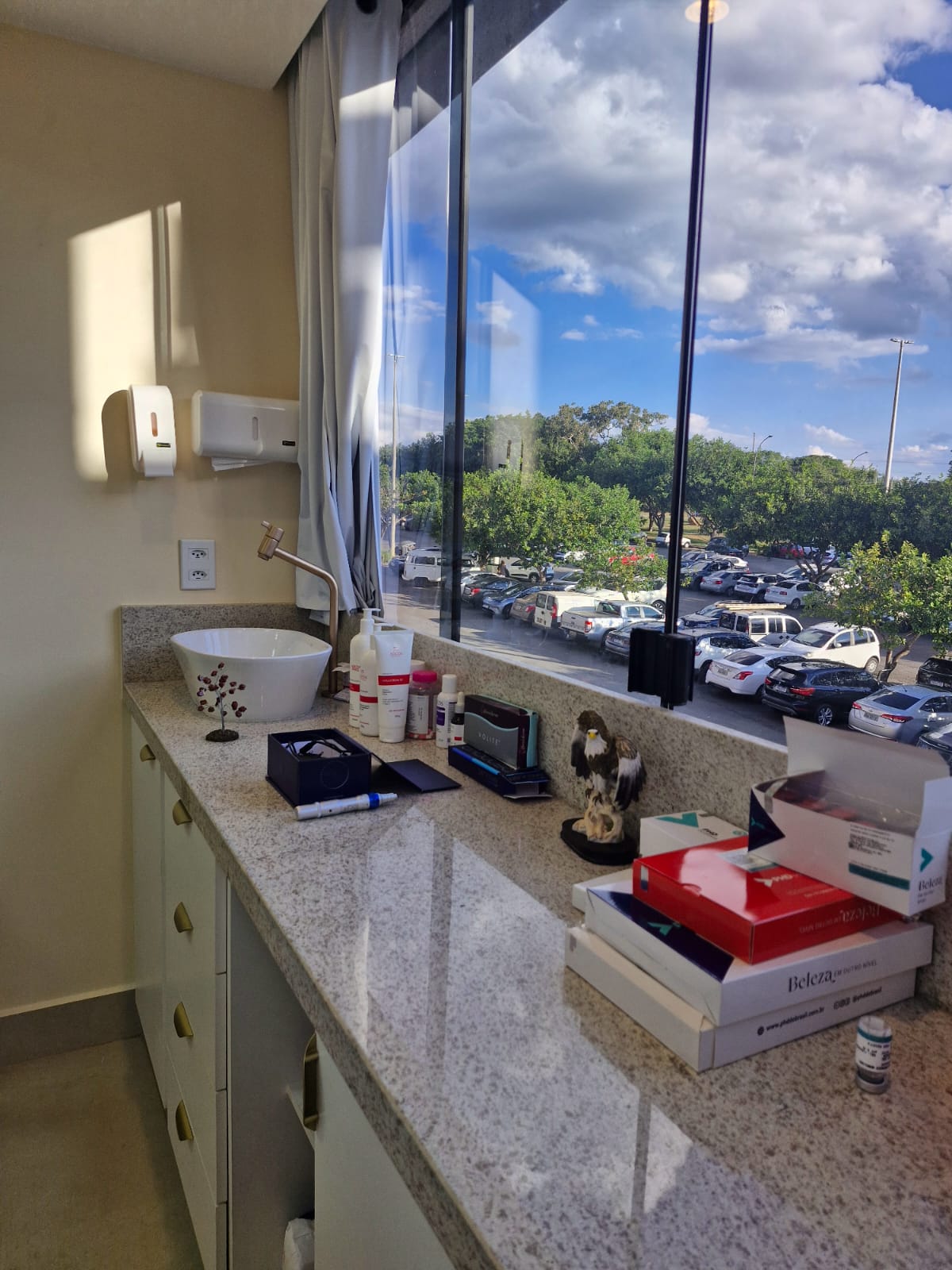 Sala de atendimento da clínica